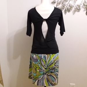 EXPRESS PEEK A BOO BACK TOP